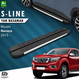 Nissan Navara 3 S-Line Alüminyum Araca Özel Yan Basamak 203 cm 2015 ve Üzeri
