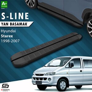 Hyundai H-1 Starex S-Line Siyah Araca Özel Yan Basamak 193 cm 1998-2007