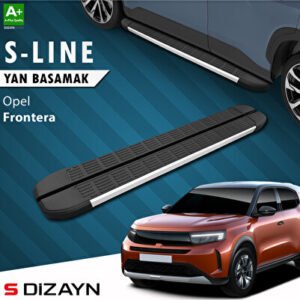 S-Dizayn Opel Frontera S-Line Alüminyum Araca Özel Yan Basamak 183 cm 2024 ve Üzeri