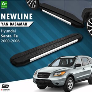Hyundai Santa Fe NewLine Krom Araca Özel Yan Basamak 163 cm 2000-2006