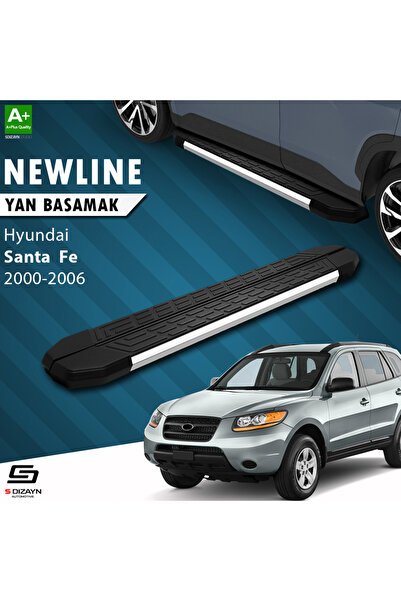 1_org_zoom-2800.jpg Hyundai Santa Fe NewLine Krom Araca Özel Yan Basamak 163 cm 2000-2006 - Görsel 1