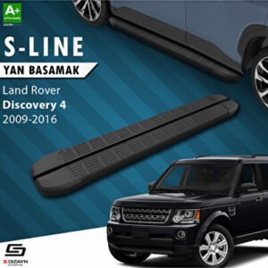 Land Rover Discovery 4 S-Line Siyah Araca Özel Yan Basamak 193 cm 2009-2016