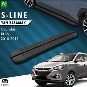 Hyundai IX-35 S-Line Siyah Araca Özel Yan Basamak 173 cm 2010-2015