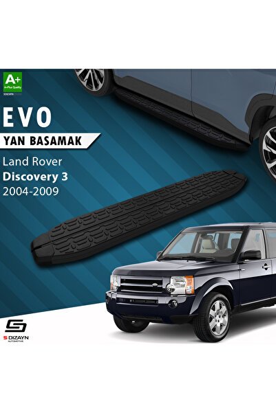 1_org_zoom-2811.jpg Land Rover Discovery 3 Evo Siyah Araca Özel Yan Basamak 193 cm 2004-2009 - Görsel 1