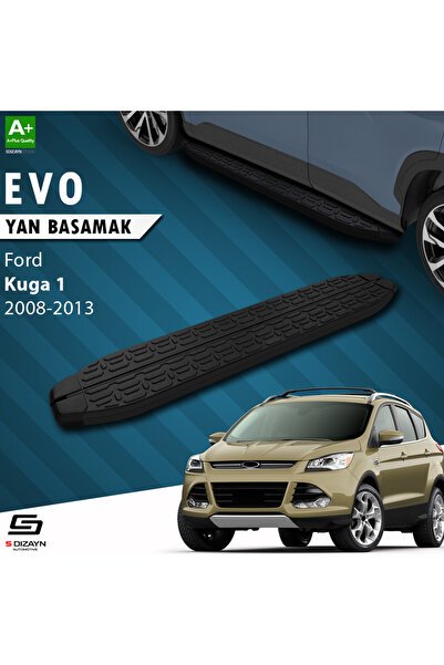 1_org_zoom-2814.jpg Ford Kuga 1 Evo Siyah Araca Özel Yan Basamak 183 cm 2008-2012 - Görsel 1