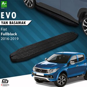 Fiat Fullback Evo Siyah Araca Özel Yan Basamak 193 cm 2016-2019