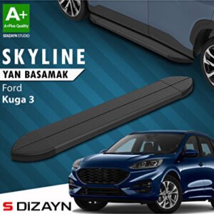 Ford Kuga 3 Skyline Siyah Araca Özel Yan Basamak 183 cm 2020 ve Üzeri
