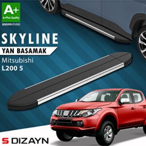 Mitsubishi L200 5 Skyline Krom Araca Özel Yan Basamak 193 cm 2015-2019