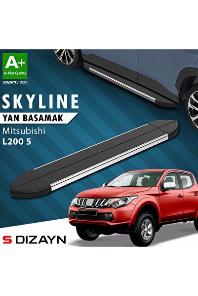 1_org_zoom-2830.jpg Mitsubishi L200 5 Skyline Krom Araca Özel Yan Basamak 193 cm 2015-2019 - Görsel 1