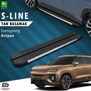 SsangYong Actyon S-Line Krom Araca Özel Yan Basamak 183 cm 2024 ve Üzeri