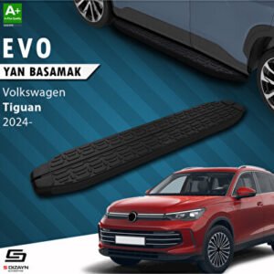 Volkswagen Tiguan 3 Evo Siyah Araca Özel Yan Basamak 183 cm 2024 ve Üzeri