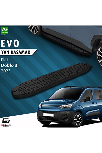 1_org_zoom-2835.jpg Fiat Doblo 3 Evo Siyah Araca Özel Yan Basamak 203 cm 2023 ve Üzeri - Görsel 1