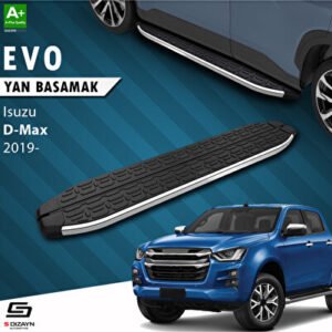 Isuzu D-Max 3 Evo Krom Araca Özel Yan Basamak 203 cm 2019 ve Üzeri