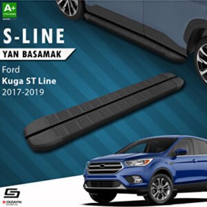 Ford Kuga 2 ST-Line S-Line Siyah Araca Özel Yan Basamak 183 cm 2017-2019