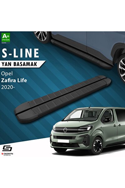 1_org_zoom-2844.jpg Opel Zafira Life Kısa Şase S-Line Siyah Araca Özel Yan Basamak 213 cm 2020 ve Üzeri - Görsel 1