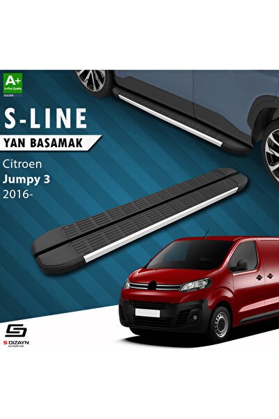 1_org_zoom-2845.jpg Citroen Jumpy 3 Kısa Şase S-Line Alüminyum Araca Özel Yan Basamak 213 cm 2016 ve Üzeri - Görsel 1