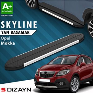 Opel Mokka Skyline Alüminyum Araca Özel Yan Basamak 163 cm 2012-2019