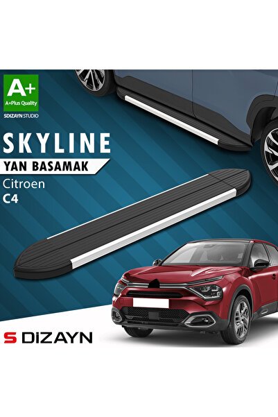 1_org_zoom-2857.jpg izayn Citroen C4 3 Skyline Alüminyum Araca Özel Yan Basamak 183 cm 2021 ve Üzeri - Görsel 1