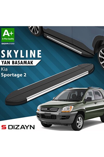 1_org_zoom-2864.jpg Kia Sportage 2 Skyline Krom Araca Özel Yan Basamak 173 cm 2004-2010 - Görsel 1