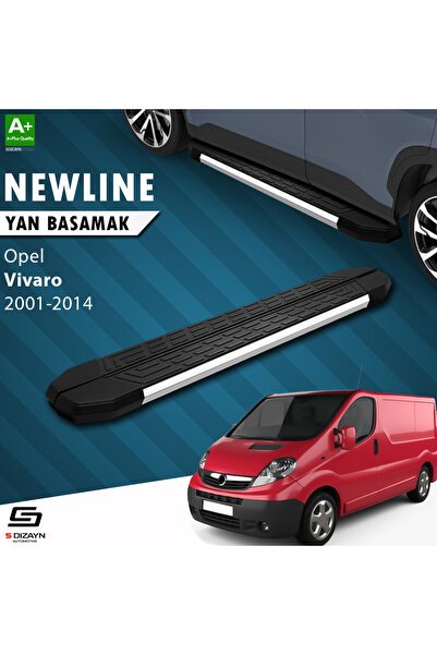 1_org_zoom-2876.jpg S-Dizayn Opel Vivaro A Kısa Şase Newline Krom Araca Özel Yan Basamak 229 cm 2001-2014 - Görsel 1