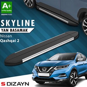 Nissan Qashqai 2 Skyline Krom Araca Özel Yan Basamak 173 cm 2014-2021