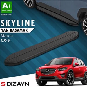 Mazda CX-5 Skyline Siyah Araca Özel Yan Basamak 183 cm 2012-2016