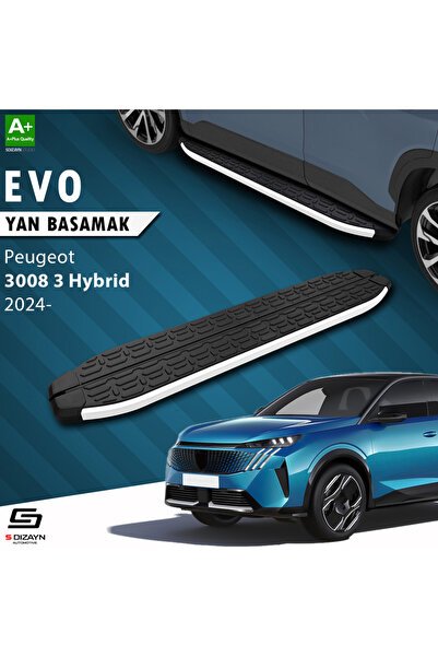 1_org_zoom-2985.jpg S-Dizayn Peugeot 3008 3 Hybrid Evo Alüminyum Araca Özel Yan Basamak 183 cm 2024 ve Üzeri - Görsel 1