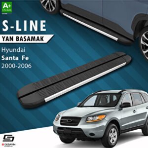 Hyundai Santa Fe S-Line Alüminyum Araca Özel Yan Basamak 163 cm 2000-2006
