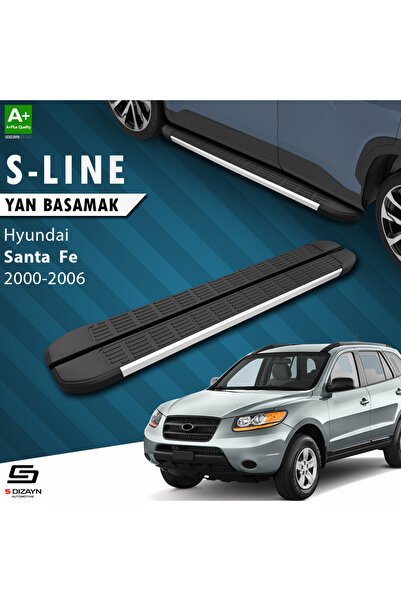 1_org_zoom-2988.jpg Hyundai Santa Fe S-Line Alüminyum Araca Özel Yan Basamak 163 cm 2000-2006 - Görsel 1