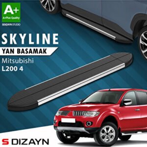 Mitsubishi L200 4 Skyline Krom Araca Özel Yan Basamak 193 cm 2006-2015