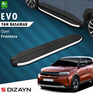 S-Dizayn Opel Frontera Evo Alüminyum Araca Özel Yan Basamak 183 cm 2024 ve Üzeri