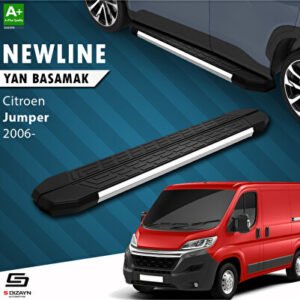 S-Dizayn Citroen Jumper 3 Uzun Şase Newline Krom Araca Özel Yan Basamak 313 cm 2006-2022
