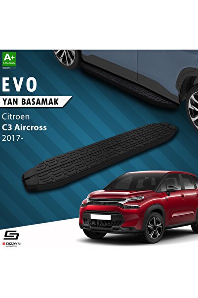 1_org_zoom-3023.jpg S-Dizayn Citroen C3 Aircross Evo Siyah Araca Özel Yan Basamak 183 cm 2017 ve Üzeri - Görsel 1
