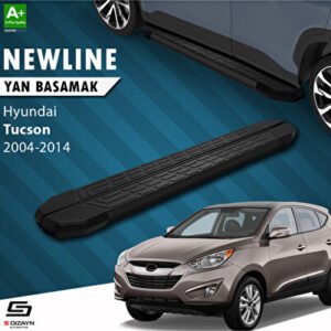 Hyundai Tucson 2 NewLine Siyah Araca Özel Yan Basamak 173 cm 2004-2014