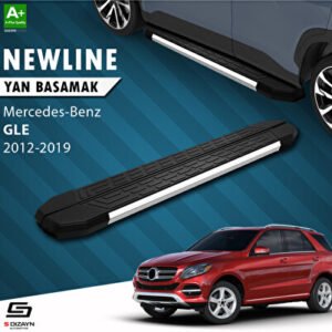S-Dizayn Mercedes Gle W166 Newline Krom Araca Özel Yan Basamak 193 cm 2012-2019