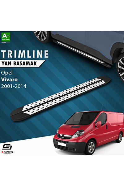 1_org_zoom-3042.jpg S-Dizayn Opel Vivaro A Uzun Şase TrimLine Gri Araca Özel Yan Basamak 270 cm 2001-2014 - Görsel 1