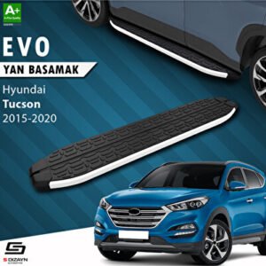 S-Dizayn Hyundai Tucson 3 Evo Alüminyum Araca Özel Yan Basamak 173 cm 2015-2020