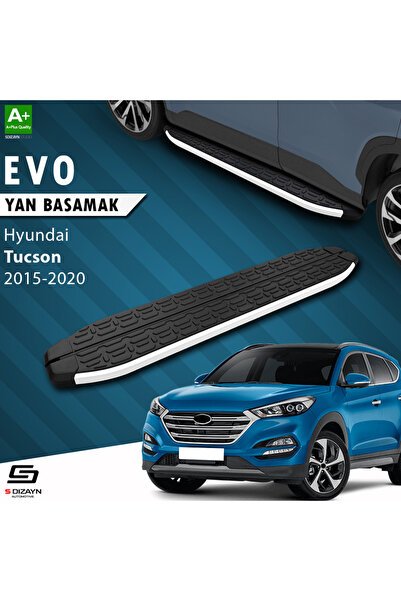 1_org_zoom-3045.jpg S-Dizayn Hyundai Tucson 3 Evo Alüminyum Araca Özel Yan Basamak 173 cm 2015-2020 - Görsel 1