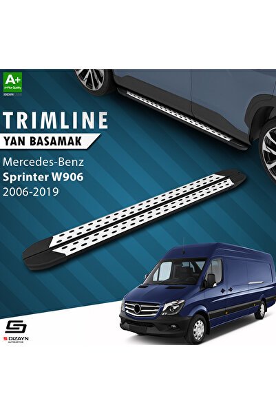 1_org_zoom-3049.jpg S-Dizayn Mercedes Sprinter W906 Kısa Şase TrimLine Gri Araca Özel Yan Basamak 265 cm 2006-2019 MR-906 - Görsel 1