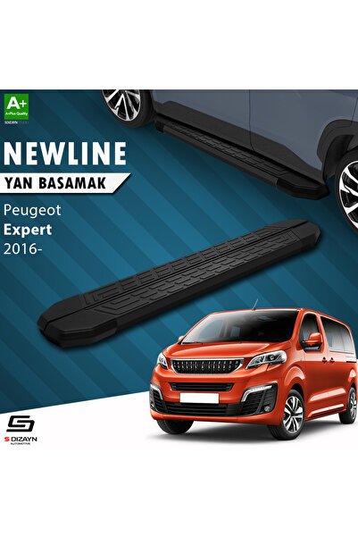 1_org_zoom-3061.jpg Peugeot Expert 3 Uzun Şase NewLine Siyah Araca Özel Yan Basamak 243 cm 2016 ve Üzeri - Görsel 1