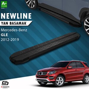 S-Dizayn Mercedes Gle W166 Newline Siyah Araca Özel Yan Basamak 193 cm 2012-2019