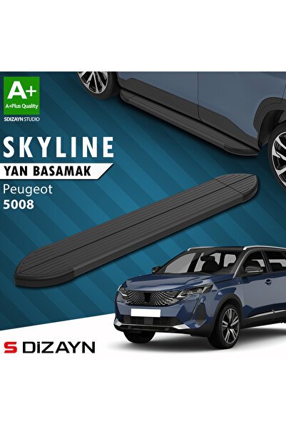 1_org_zoom-307.jpg Peugeot 5008 2 Skyline Siyah Araca Özel Yan Basamak 203 cm 2017-2023 - Görsel 1
