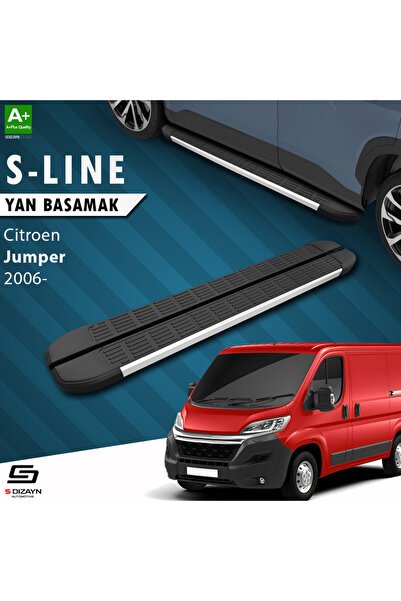 1_org_zoom-3079.jpg Citroen Jumper 3 Kısa Şase S-Line Alüminyum Araca Özel Yan Basamak 203 cm 2006-2022 - Görsel 1