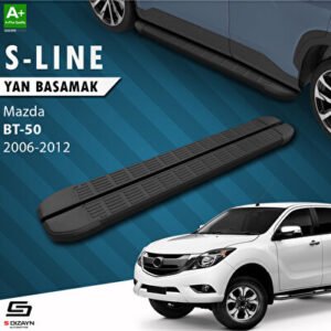 Mazda BT-50 Pick-Up S-Line Siyah Araca Özel Yan Basamak 193 cm 2006-2012