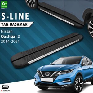 Nissan Qashqai 2 S-Line Krom Araca Özel Yan Basamak 173 cm 2014-2021