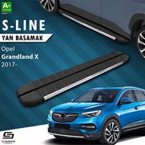 Opel Grandland X S-Line Krom Araca Özel Yan Basamak 183 cm 2017-2024