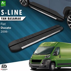 Fiat Ducato 3 Kısa Şase S-Line Krom Araca Özel Yan Basamak 203 cm 2006 ve Üzeri