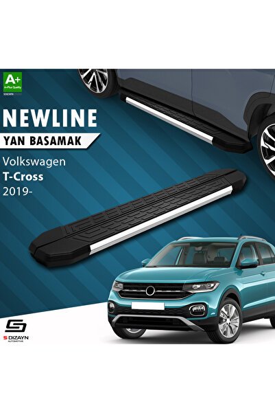 1_org_zoom-3111.jpg S-Dizayn Volkswagen T-cross Newline Krom Araca Özel Yan Basamak 179 cm 2019-2023 - Görsel 1