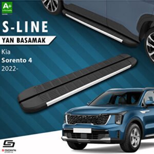 Kia Sorento 4 S-Line Alüminyum Araca Özel Yan Basamak 183 cm 2022 ve Üzeri