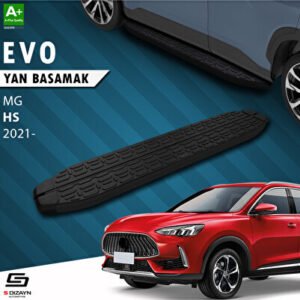 S-Dizayn MG Hs Evo Siyah Araca Özel Yan Basamak 183 cm 2021 ve Üzeri